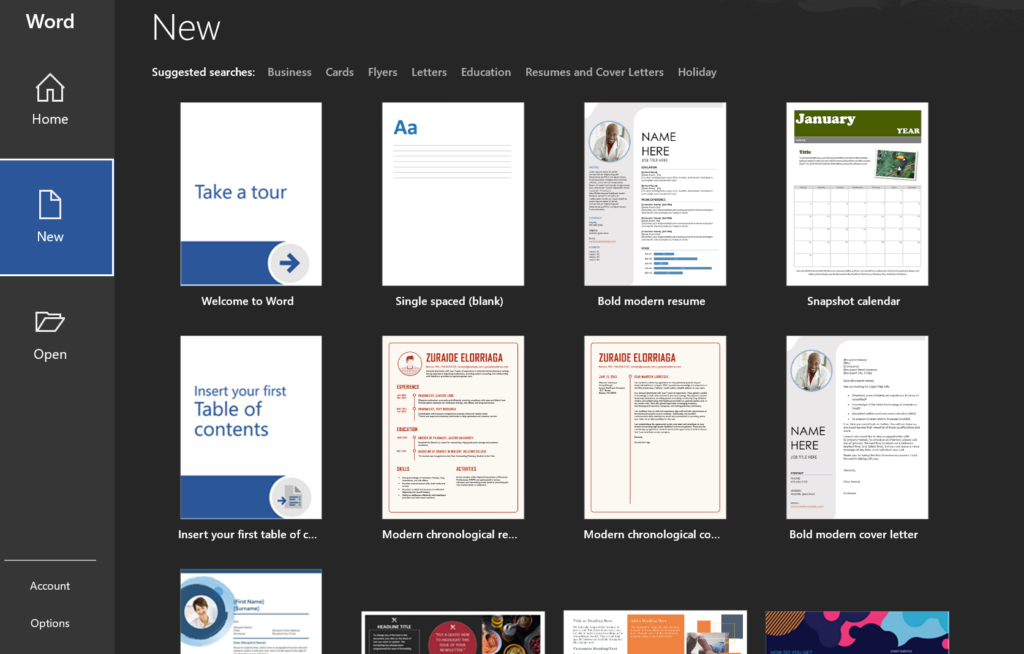 between docs and word