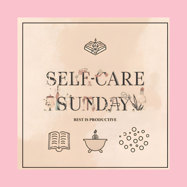 shop merch self-care tee cute