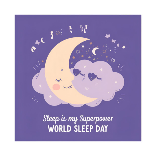 sleep superpower world sleep day tee merch