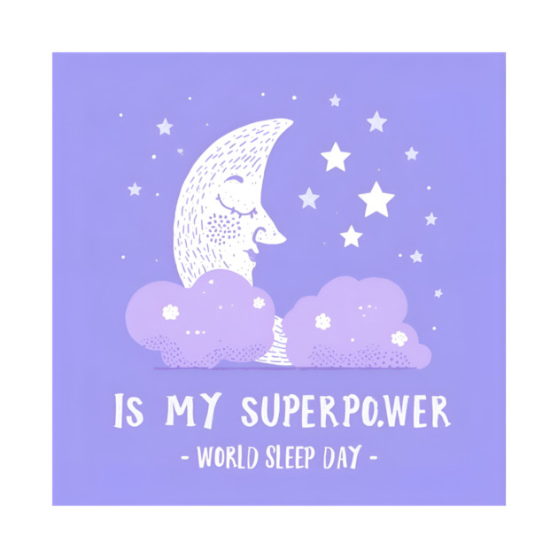 sleep superpower cute funny merch